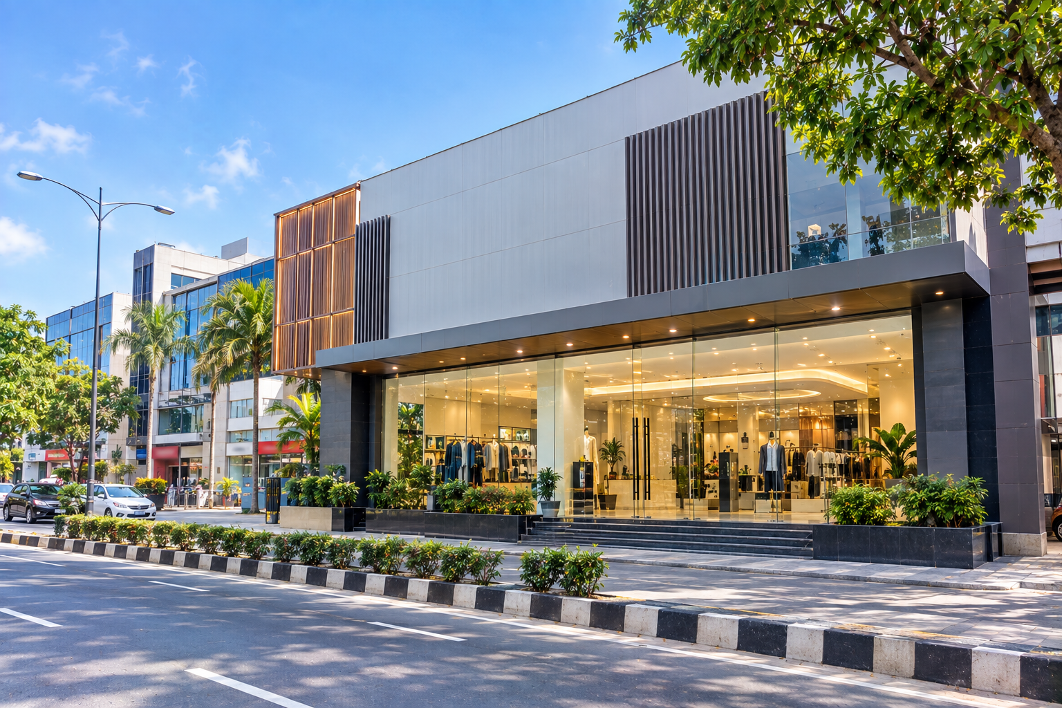 Anna Salai retail shop exterior
