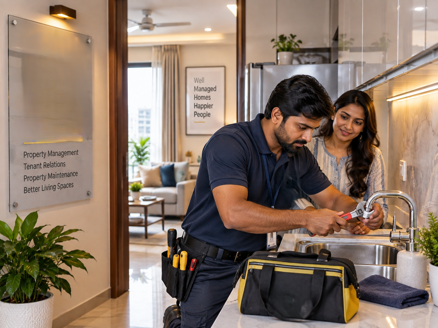 Property maintenance coordination in Chennai