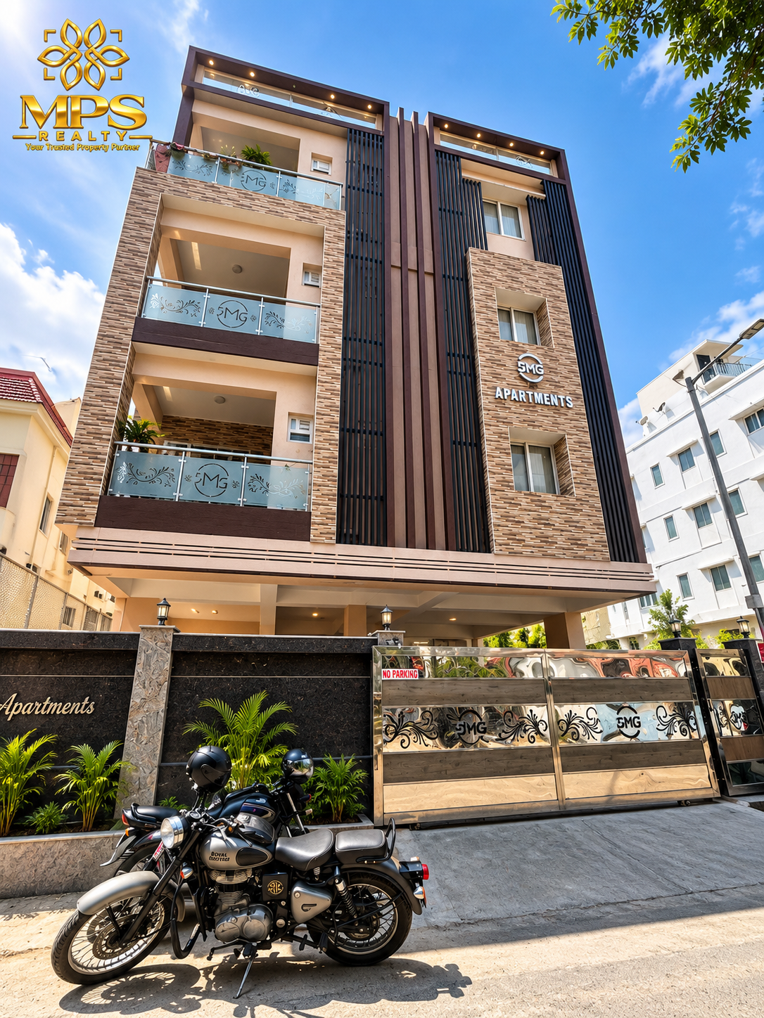 Pallavan Nagar flat exterior